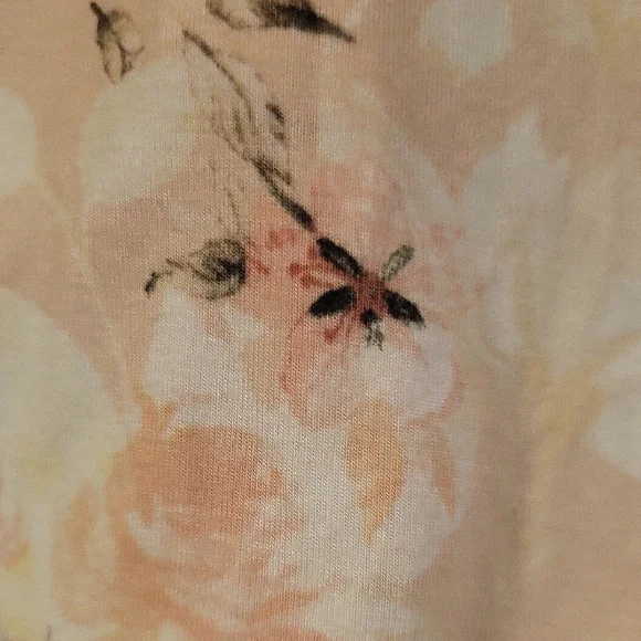 Posh Peanut Floral Pink and Green Footies with Long Sleeves - Picture 4 of 4